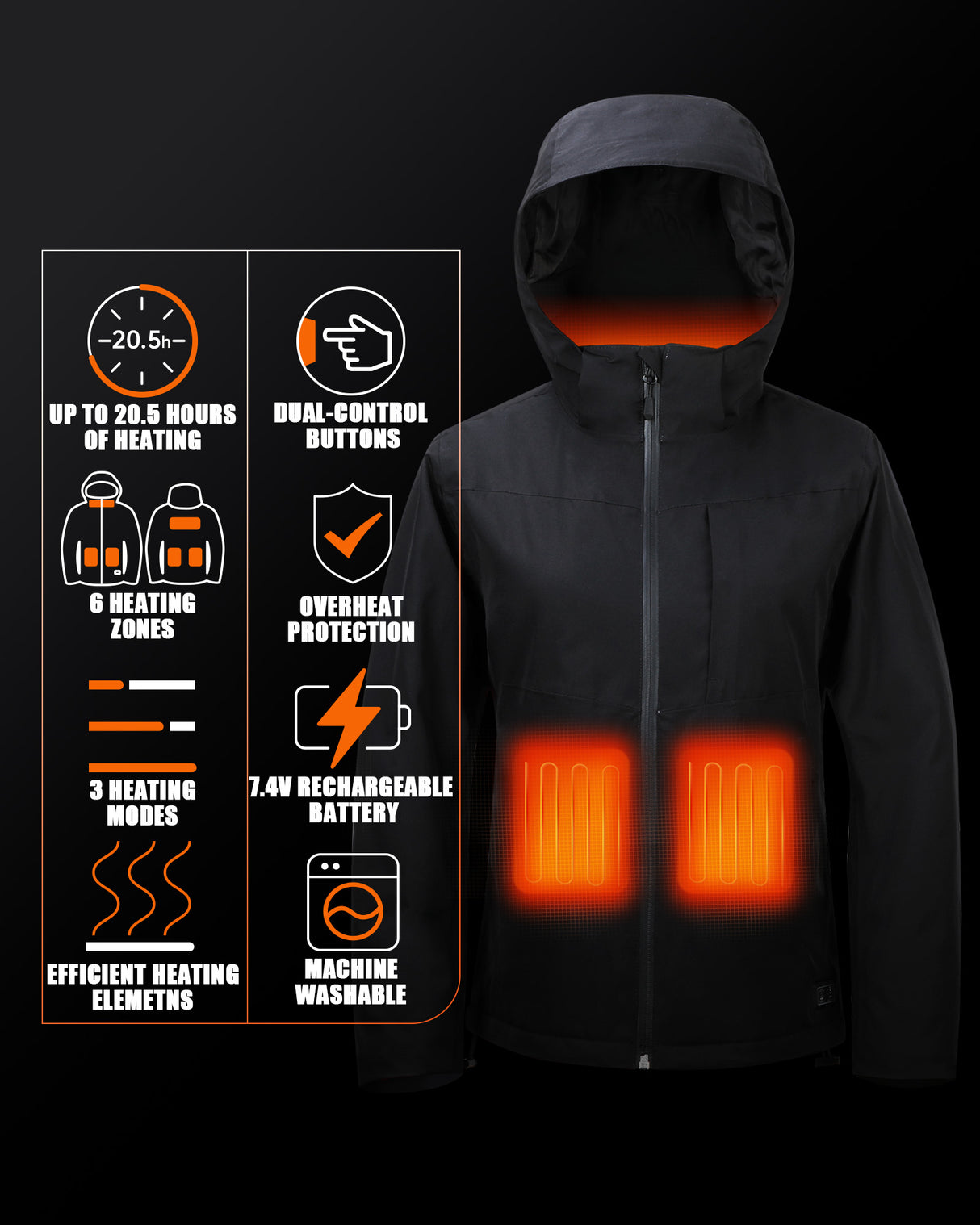 Women’s Heated Jacket